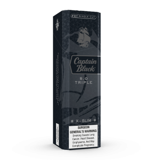 Заказать сигареты блоками Сигареты Captain Black X Slim 5.0 (Капитан Блэк Икс Слим)