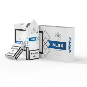 Заказать сигареты блоками Сигареты Alex Blue Label Slims (Алекс Блю Лейбл Слим)