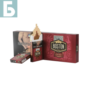 Заказать сигареты блоками Сигареты Boston Cherry Superslims (Бостон Вишня Суперслим)