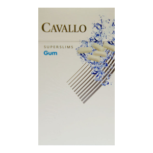Заказать сигареты блоками Сигареты Cavallo Superslims Gum (Кавалло Суперслимс Жвачка)