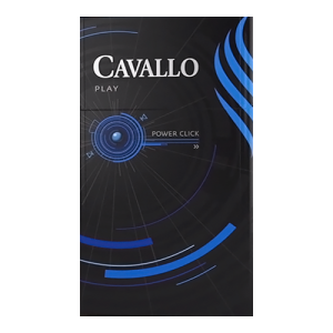 Заказать сигареты блоками Сигареты Cavallo Compact Play Blue (Кавалло Компакт Плэй Блю)