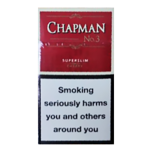 Заказать сигареты блоками Сигареты Chapman №3 Superslims Cherry (Чапман Суперслимс Вишня)