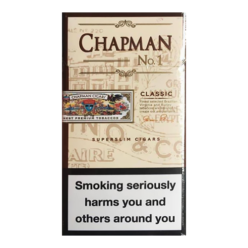Заказать сигареты оптом Сигареты Chapman №1 Superslims Classic (Чапман Суперслимс Классик) Заказать сигареты блоками Сигареты Chapman №1 Superslims Classic (Чапман Суперслимс Классик)