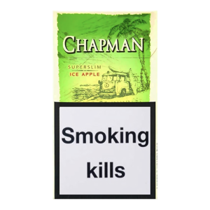 Заказать сигареты блоками Сигареты Chapman Superslims Ice Apple (Чапман Суперслимс Яблоко)