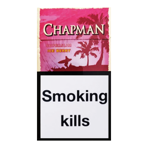 Заказать сигареты блоками Сигареты Chapman Superslims Ice Berry (Чапман Суперслимс Ягоды)