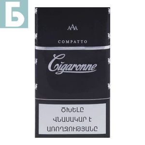 Заказать сигареты блоками Сигареты Cigaronne Compatto Black (Сигарон Компатто Блэк)