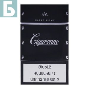 Заказать сигареты блоками Сигареты Cigaronne Ultraslims Black (Сигарон Ультраслим Блэк)