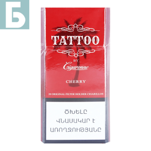 Заказать сигареты блоками Сигареты Cigaronne Tattoo Superslims Cherry (Сигарон Тату Вишня Суперслимс)
