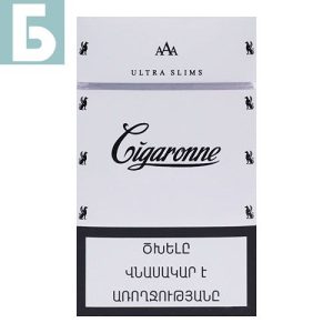 Заказать сигареты блоками Сигареты Cigaronne Ultraslims White (Сигарон Ультраслим Вайт)