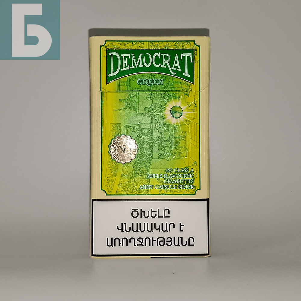 Заказать сигареты оптом Сигареты Democrat Green Superslims (Демократ Грин Супер Слимс) Заказать сигареты блоками Сигареты Democrat Green Superslims (Демократ Грин Супер Слимс)