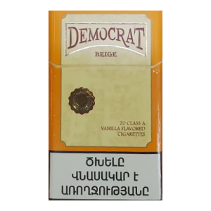 Заказать сигареты блоками Сигареты Democrat Beige King Size (Демократ Ваниль)