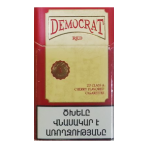 Заказать сигареты блоками Сигареты Democrat Red King Size (Демократ Вишня)