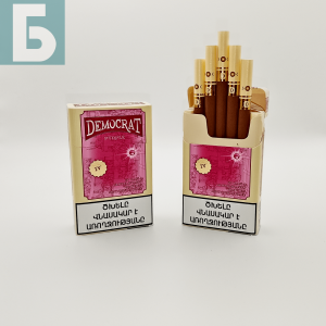 Заказать сигареты блоками Сигареты Democrat Purple King Size (Демократ Виноград Ментол Кнопка)