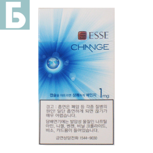 Заказать сигареты блоками Сигареты Esse Change 1 mg South Korea (Эссе Чейндж 1 мг (Южная Корея, пачка))