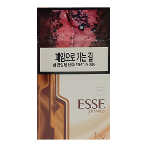 Заказать сигареты оптом Сигареты Esse Presso 1 mg South Korea (Эссе Прессо 1 мг (Южная Корея, пачка)) Заказать сигареты блоками Сигареты Esse Presso 1 mg South Korea (Эссе Прессо 1 мг (Южная Корея, пачка))