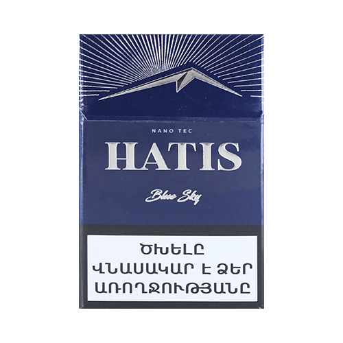 Заказать сигареты оптом Сигареты Hatis Blue Sky Nanotek (Атис Блю Скай Нано) Заказать сигареты блоками Сигареты Hatis Blue Sky Nanotek (Атис Блю Скай Нано)