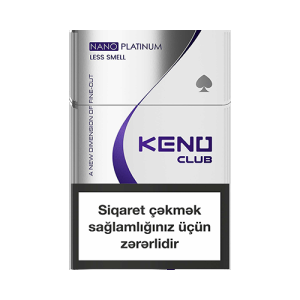 Заказать сигареты блоками Сигареты Keno Club Nano Platinum (Кено Нано Платинум)