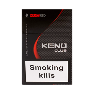 Заказать сигареты блоками Сигареты Keno Club Nano Red (Кено Нано Ред)