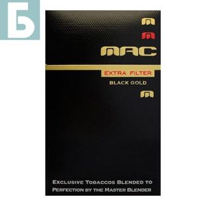 Заказать сигареты блоками Сигареты MAC Black Gold King Size (МАК Блэк Голд Кинг Сайз)