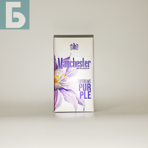 Заказать сигареты блоками Сигареты Manchester Purple Superslims (Манчестер Перпл Супер Слимс)