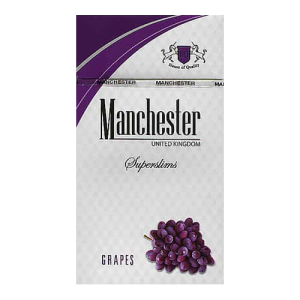 Заказать сигареты блоками Сигареты Manchester Grapes Superslims (Манчестер Виноград Суперслимс)