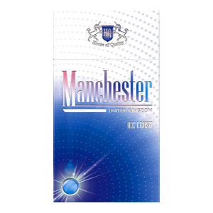 Заказать сигареты блоками Сигареты Manchester Ice Crush (Манчестер Ментол с кнопкой)
