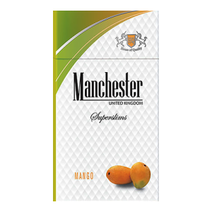 Заказать сигареты блоками Сигареты Manchester Mango Superslims (Манчестер Манго Суперслимс)