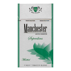Заказать сигареты блоками Сигареты Manchester Menthol Superslims (Манчестер Ментол Суперслимс)
