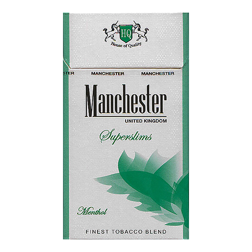 Заказать сигареты оптом Сигареты Manchester Menthol Superslims (Манчестер Ментол Суперслимс) Заказать сигареты блоками Сигареты Manchester Menthol Superslims (Манчестер Ментол Суперслимс)