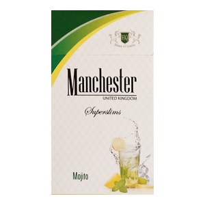 Заказать сигареты блоками Сигареты Manchester Superslims Mojito (Манчестер Мохито Суперслим)