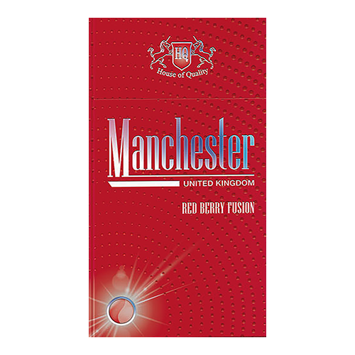 Заказать сигареты оптом Сигареты Manchester Red Berry (Манчестер Клубника Ментол с кнопкой) Заказать сигареты блоками Сигареты Manchester Red Berry (Манчестер Клубника Ментол с кнопкой)