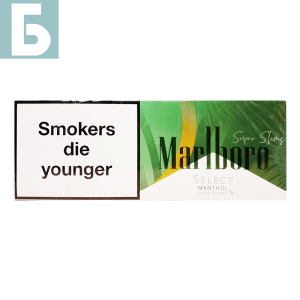 Заказать сигареты блоками Сигареты Marlboro Select Menthol Superslim (Мальборо Селект Ментол, Швейцария), блок