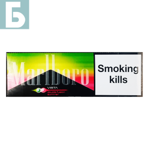 Заказать сигареты блоками Сигареты Marlboro Vista Double Fusion Summer (Мальборо Виста Дабл Фьюжн Саммер, Швейцария), блок