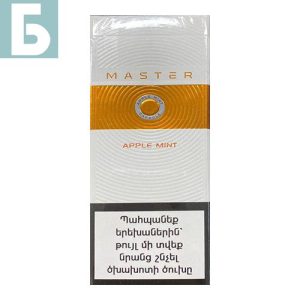 Заказать сигареты блоками Сигареты Master Slim Apple Mint (Мастер Слим Яблоко)