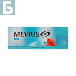 Заказать сигареты блоками Сигареты Mevius Ice Fizz 3 Superslims (Мевиус Айс Физз 3 Суперслим Корея), блок