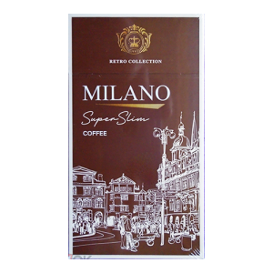 Заказать сигареты блоками Сигареты Milano Retro Collection Superslims Coffee (Милано Ретро Кофе Суперслим)