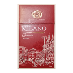 Заказать сигареты блоками Сигареты Milano Retro Collection Queen Cherry (Милано Ретро Вишня Компакт)