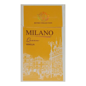 Заказать сигареты блоками Сигареты Milano Retro Collection Queen Vanilla (Милано Ретро Ваниль Компакт)