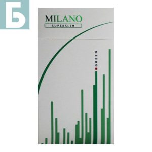 Заказать сигареты блоками Сигареты Milano Green Superslims (Милано Грин Суперслимс)