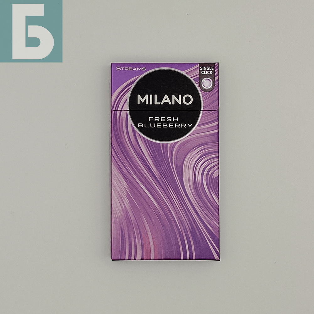 Заказать сигареты оптом Сигареты Milano Streams Fresh Blueberry (Милано Стримс Фреш Черника) Заказать сигареты блоками Сигареты Milano Streams Fresh Blueberry (Милано Стримс Фреш Черника)