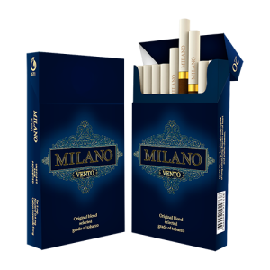 Заказать сигареты блоками Сигареты Milano Vento Superslims (Милано Виноград Суперслимс)