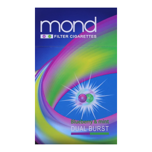Заказать сигареты блоками Сигареты Mond Dualburst Blueberry Mint (Монд Черника Мята)