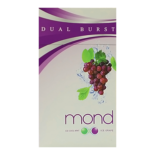 Заказать сигареты оптом Сигареты Mond Dualburst Grape Mint Superslims (Монд Виноград Мята Суперслим) Заказать сигареты блоками Сигареты Mond Dualburst Grape Mint Superslims (Монд Виноград Мята Суперслим)