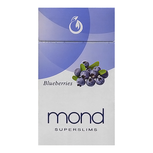 Заказать сигареты оптом Сигареты Mond Blueberrie Superslims (Монд Черника Суперслим) Заказать сигареты блоками Сигареты Mond Blueberrie Superslims (Монд Черника Суперслим)