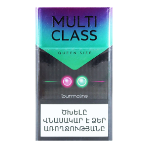 Заказать сигареты блоками Cигареты Multi Class Queen Size Tourmaline (Мульти Класс Компакт Турмалин)