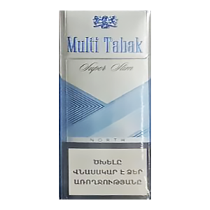 Заказать сигареты блоками Сигареты Multi Tabak North Superslims (Мульти Табак Норд Суперслимс)