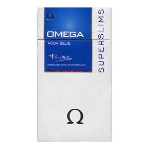 Заказать сигареты блоками Сигареты Omega Superslims Aqua Blue (Омега Суперслим Аква Блю)