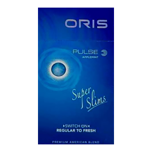 Заказать сигареты блоками Сигареты Oris Pulse Applemint Superslims (Орис Пульс Эплминт Суперслимс)