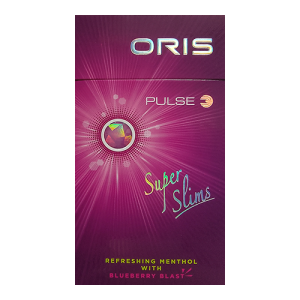 Заказать сигареты блоками Сигареты Oris Pulse Blueberry Blast Superslims (Орис Пульс Черника Суперслимс)