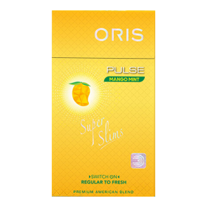 Заказать сигареты блоками Сигареты Oris Pulse Mango Mint Superslims (Орис Пульс Манго Суперслимс)